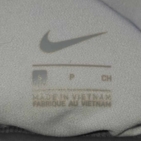 Nike Bikini Top Womens Small Black White Striped Triangle Cross Back Swim Logo - Picture 3 of 8